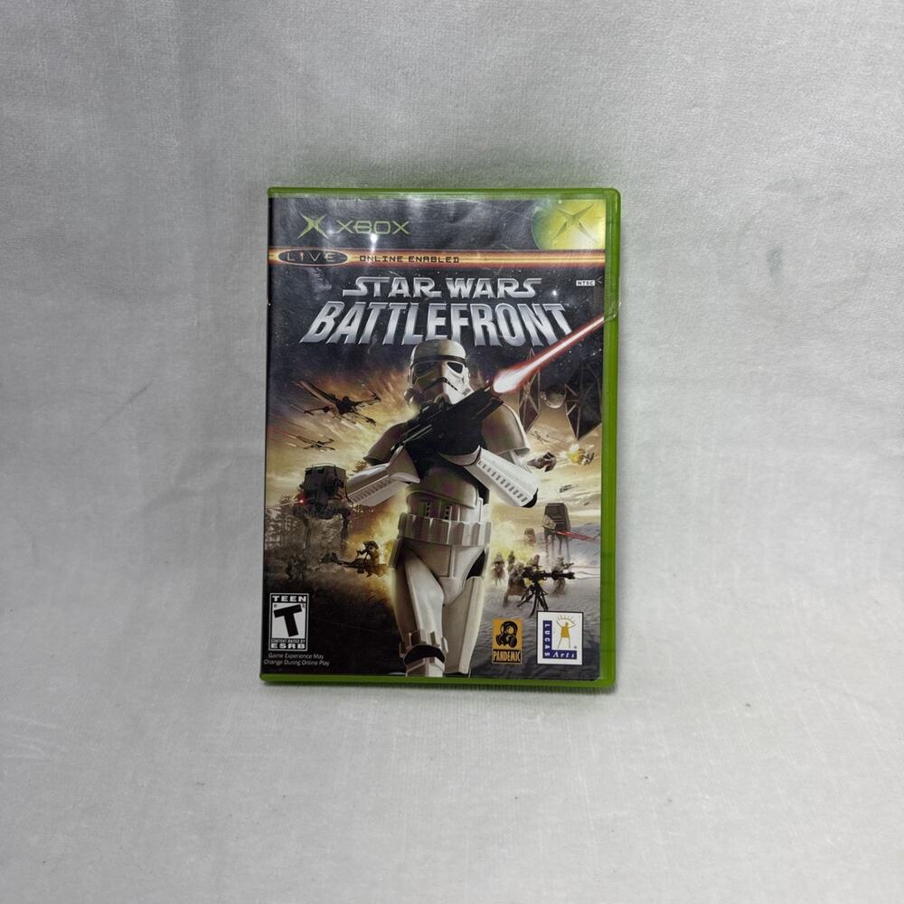 Star Wars Battlefront (Microsoft Xbox) 2004 W/Manual CIB